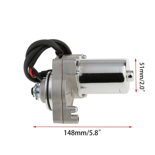 3 Bolt 12T Electric Starter Motor For 50cc 70cc 90cc 110cc 125cc ATV Dirt  Bike