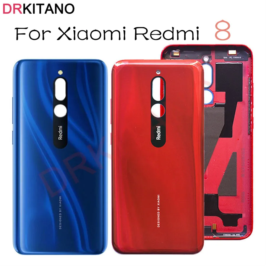Для Xiaomi Redmi 8 чехол накладка для батарейного отсека Корпус задняя дверь Note Крышка