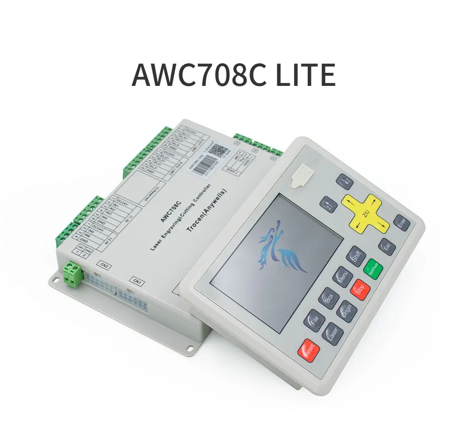 Оригинальный Trocen AWC708C LITE Co2 лазерная контроллер Системы для лазерной гравировки и резки