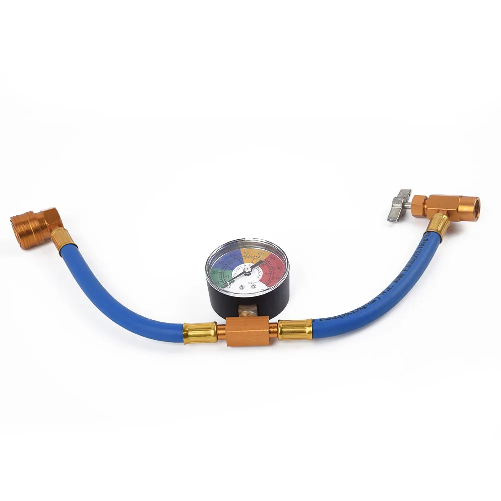 

Hose Gauge Coupler Air Condition Charging R-1234 Refrigerant Recharge Hose Tube