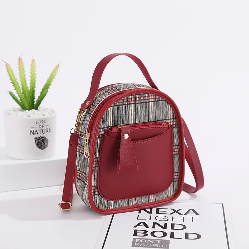 

[Sheng chuang Beauty] Pattern Contrast Color Backpack WOMEN'S Bag 2019 New Style Fashion Shoulder Bag Oblique Handbag