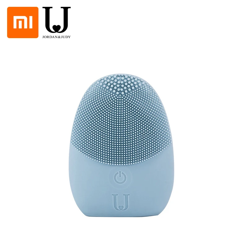 XIAOMI Mijia JORDAN& JUDY Очищающий Инструмент для лица глубокое очищение звуковые очищающие Инструменты для лица IPX6 Водонепроницаемый Массажер для ухода за кожей - Цвет: Blue