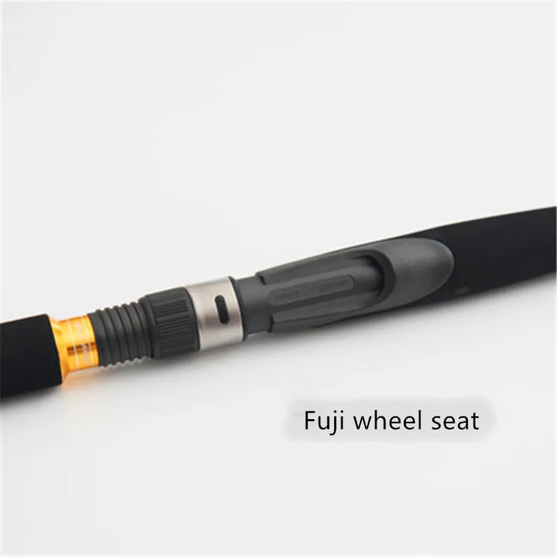 Три рыбы FUJI сверхжесткая морская Удочка 1,85 м 2,1 м приманка вес карбоновая лодка Спиннинг Удочка Полюс