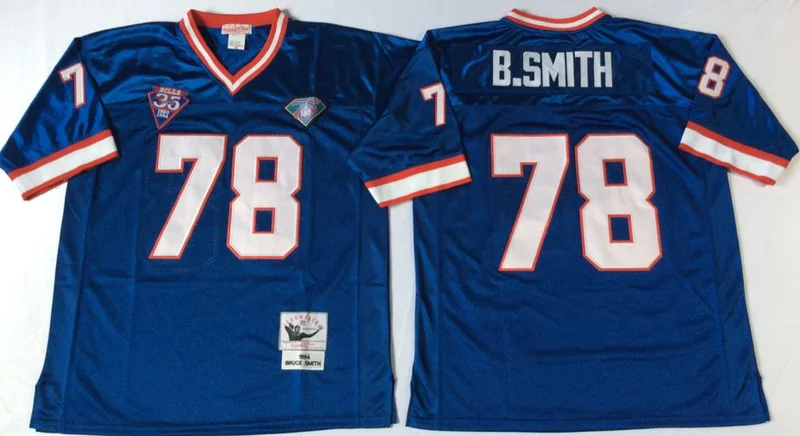 Stitiched, Buffalo, Jim Kelly, Cam Thomas, Брюс Смит, Andre Reed, возврат для мужчин Джерси - Цвет: Оранжевый