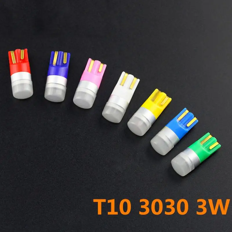 1 шт. светодиодный T10 W5W супер яркий 1000Lm 3030 автомобильный интерьерный светильник