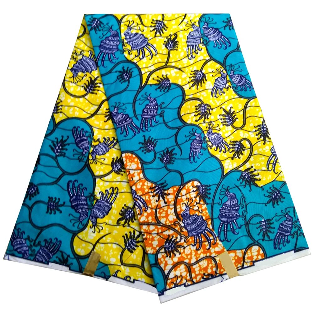 

Ankara Dutch Wax 2019 High Quality African Dutch Wax Fabric Colorful Polyester Print Fabric