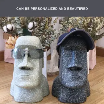 

Innovative Tissue Box Easter Island Moai Shape Paper Holder Stone Figure Napkin Case For Home Car Restaurant home decor supplies
