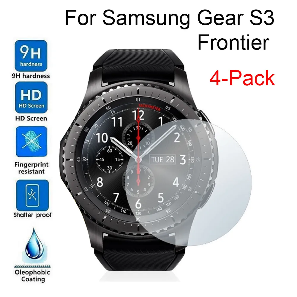 Прозрачная Взрывозащищенная защитная пленка HD для Samsung Gear S3 Frontier 4 шт. |