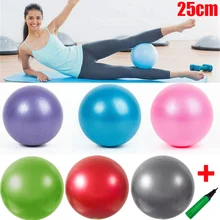 

25cm Fitness Yoga Ball Training Exercise Gymnastic Pilates Balance Gym Home Trainer Crossfit Core Anti Stress Fitball