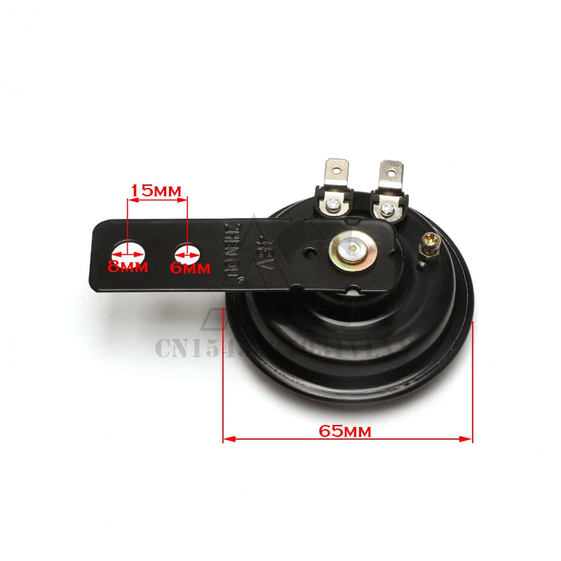 Motorcycle electric horn 12V 24V 36V 48V 60V 1.5A 105db waterproof round horn speaker For scooter moped electric bicycle motorcycle electric horn,scooter horn,bicycle electronic horn
