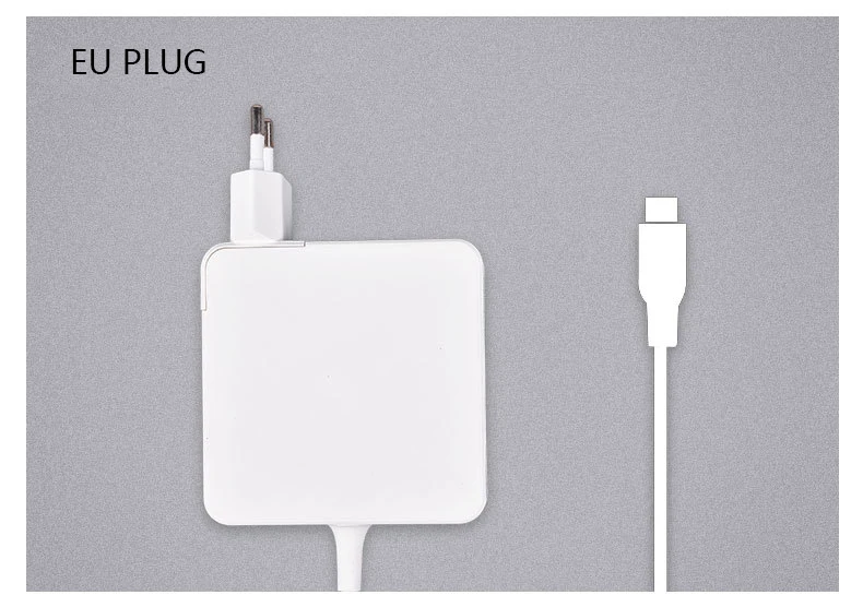 61 Вт USB-C адаптер питания тип-c зарядное устройство для нового macbook зарядное устройство 13 дюймов A1706 A1707 A1708A A1718 - Цвет: Белый