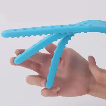 

Silicone Flexible Back Guasha Plate Hammer Silicone Body Neck Massage Stick Massager Health Care