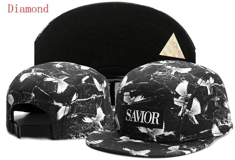

Diamond 5 panel caps SAVIOR strapback cap street hip hop baseball men and women high quality bonnet gorra beisbol