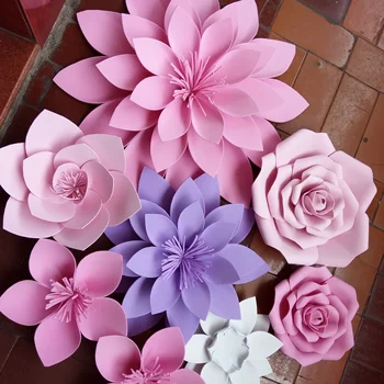 

GNW FLW1507001 Wedding decorative backdrop panel white silk hydrangea flower wall Party decorations handmade flowers