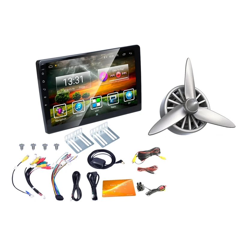 

Car Air Freshener Air Outlet Perfume Clip & 2 Din Car Radio 10.1 Inch Hd Car Mp5 Multimedia Player Android 8.1 Car Radio Gps Nav