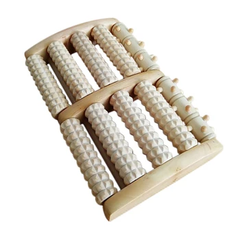 

Dual Foot Massager Roller Large, Relieve Plantar Fasciitis, Stress, Heel, Arch Pain - Shiatsu Acupressure Relaxation. Full Instr