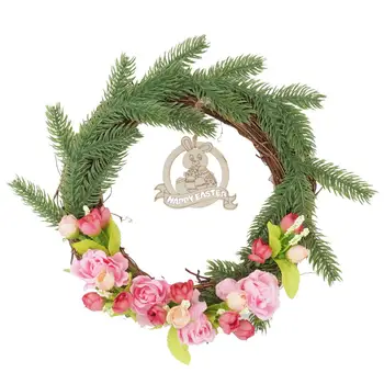 

Easter Home Decoration Rabbit Garland DIY Garland Pendant Home Rural Rabbit Pendant Photography Props Easter Bunny Supplies