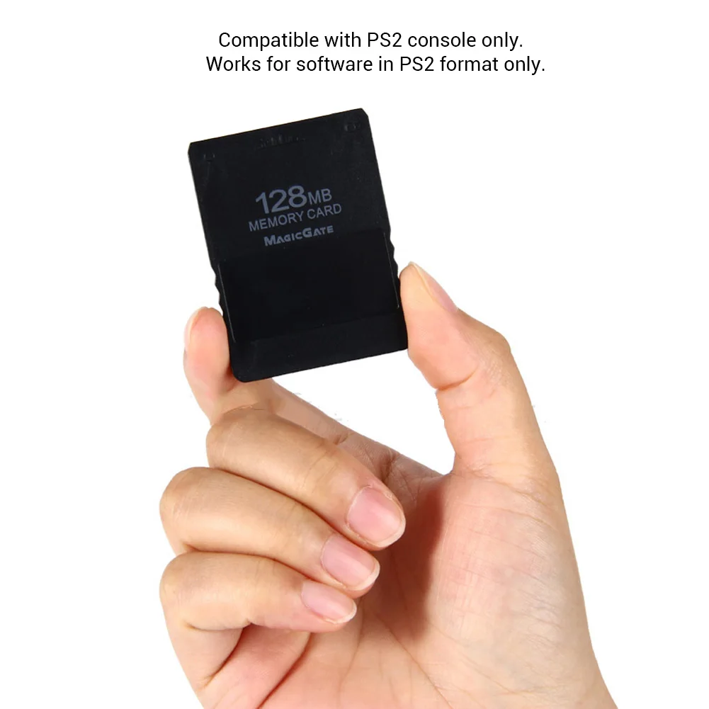 128MB Memory Card High Speed Game Memory Card Compatible with Sony Playstation 2 PS2 Save Game Data Stick Module