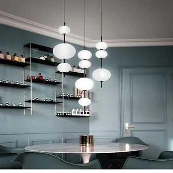 

Loft Simple Restaurant Gourd Pendant Lights Pendant Light LED E27 Modern Hanging Lamp for Living Room Bedroom Lobby Hotel Shop