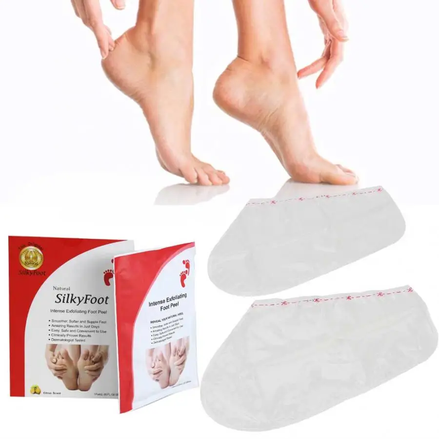 2 шт отшелушивающая маска для ног увлажняющая отбеливающая гладкая лапка удаляет