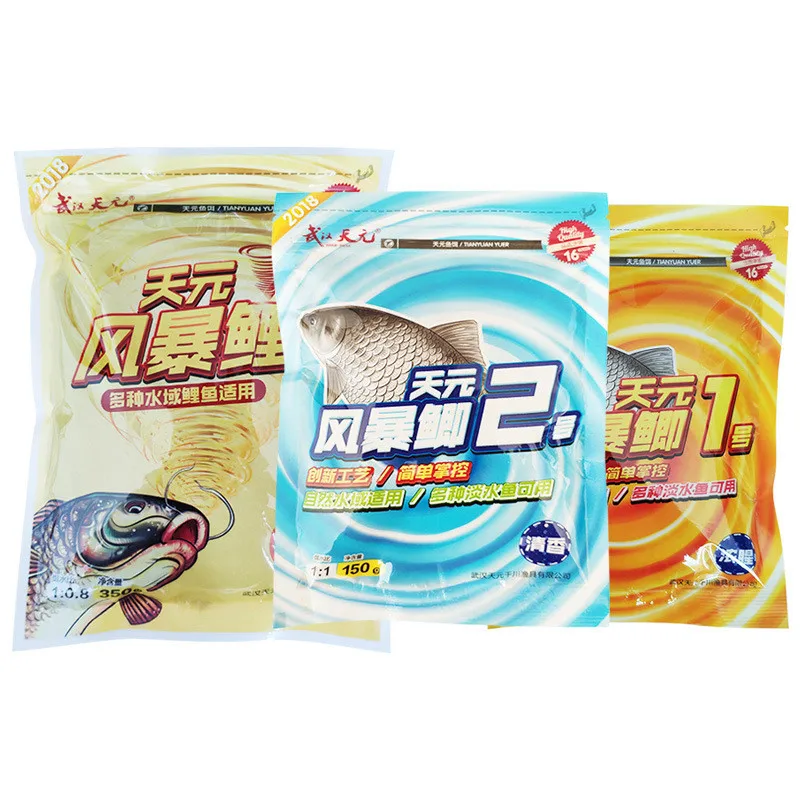 

Wuhan Tianyuan Senkawa Fishing Bait Tianyuan Storm Crucian Carp 1 # Concentrated Fishy 2 # Scent Storm Carp Granule