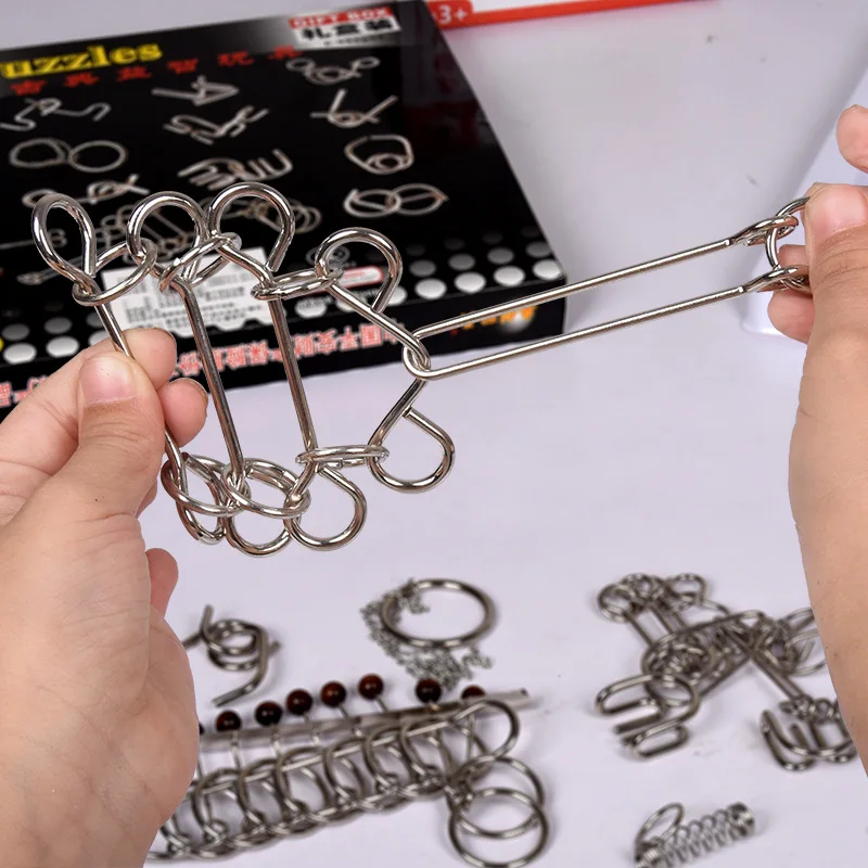 Educational toys Luban lock difficult intellectual buckle adult student leisure entertainment unlock hoop buckle game