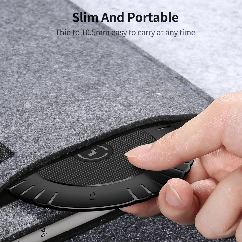  FLOVEME Qi Drahtlose Ladegerät 10W Schnelle Wireless Charging Pad Usb Handy-ladegerät Für iPhone 8 