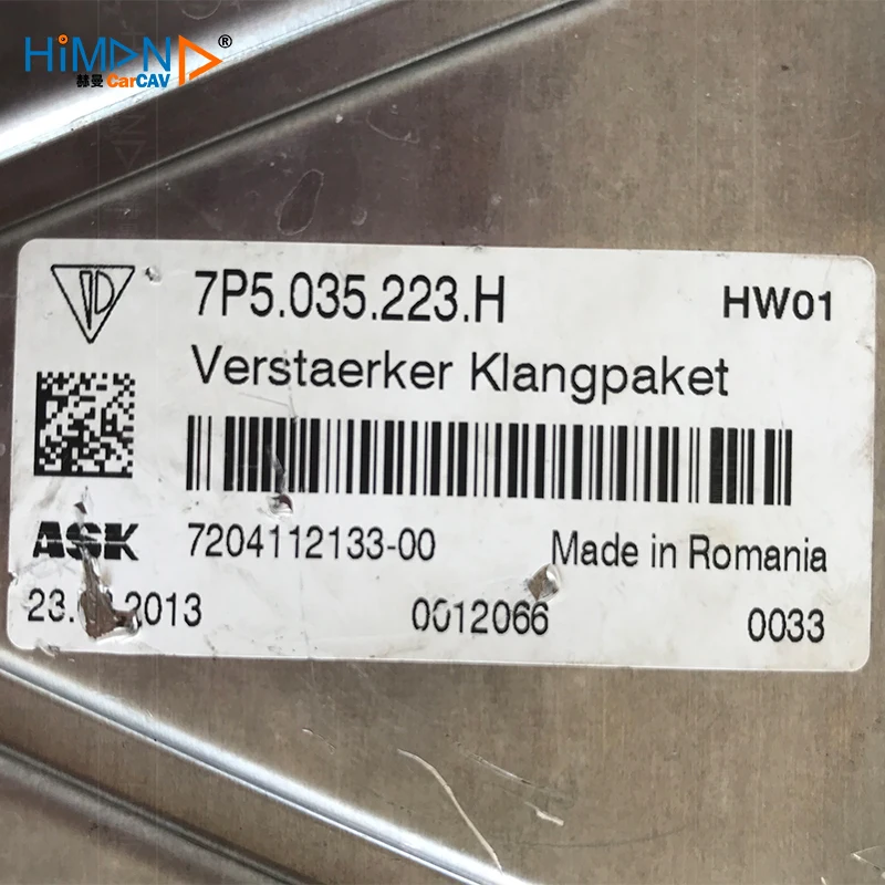 Himan CARCAV для 09 10 11 12 PORSCHE 911 997 997,2 OEM радио стерео PORSCHE MACAN PANAMERA ASK усилитель AMP 7P5. 035,223