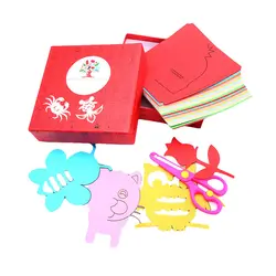 NICEXMAS, 121 шт., набор бумажных ножниц для книг, детский сад, сделай сам, интеллект ручной работы, бумажные игрушки оригами для детей