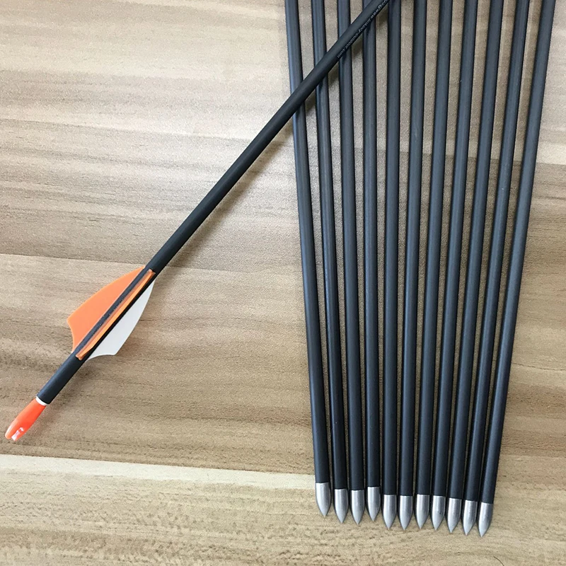 Linkboy-Archery-Pure-Carbon-Arrows-Spine-400-500-600-700-800-900-1000-30-1-75 (2)