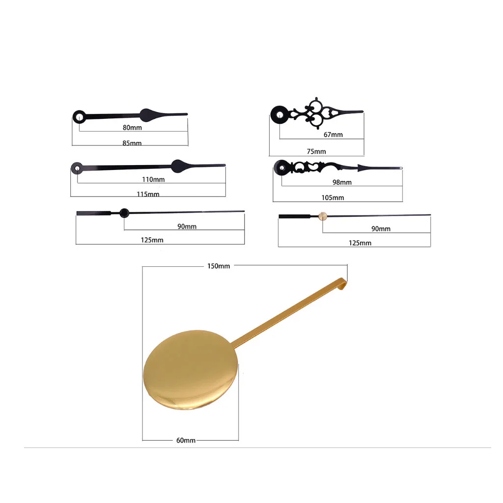 Pendulum Clock Chime Westminster Movement DIY Set Replacement Repair Parts