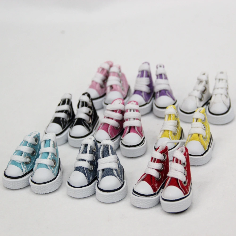 9 цветов 3,5 см мини кукольная обувь для кукол Blythe BJD, аксессуары для кукол с шариковыми шарнирами, милая спортивная обувь, BJD игрушечные кроссовки для игрушек Blyth