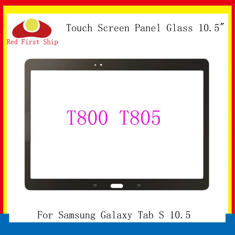 10 шт./лот для samsung Galaxy Tab S 5 T800 T805 Сенсорная панель стеклянная линза SM-T800 SM-T805 ЖК