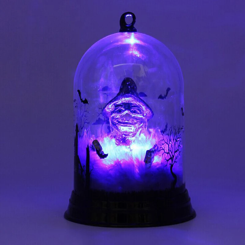 

\tHalloween Halloween LED Lantern Witch/Cat/Pumpkin Flame Light Party BarHanging