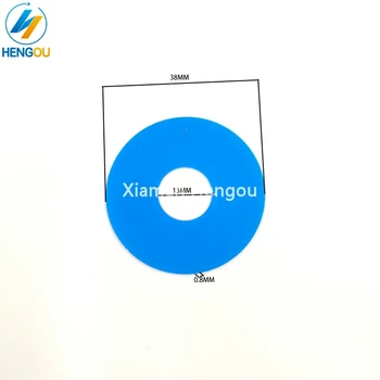 

100 pcs free shipping offset printing rubber sucker 38x13x0.8 printing blue rubber sucker