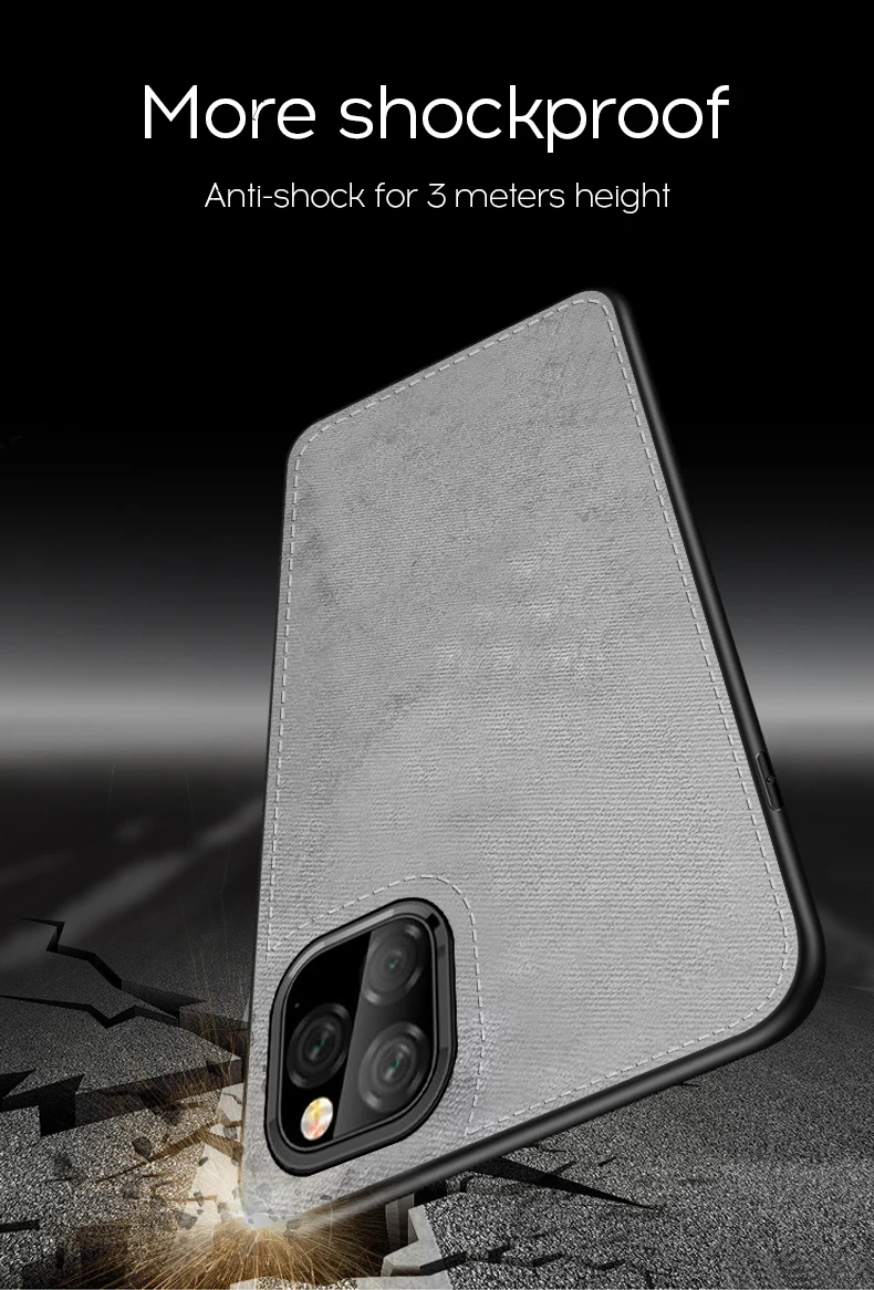 Для iPhone 11 Pro Max Магнитный тканевый чехол ультра-тонкая ткань текстура мягкий силиконовый чехол для телефона s Чехол