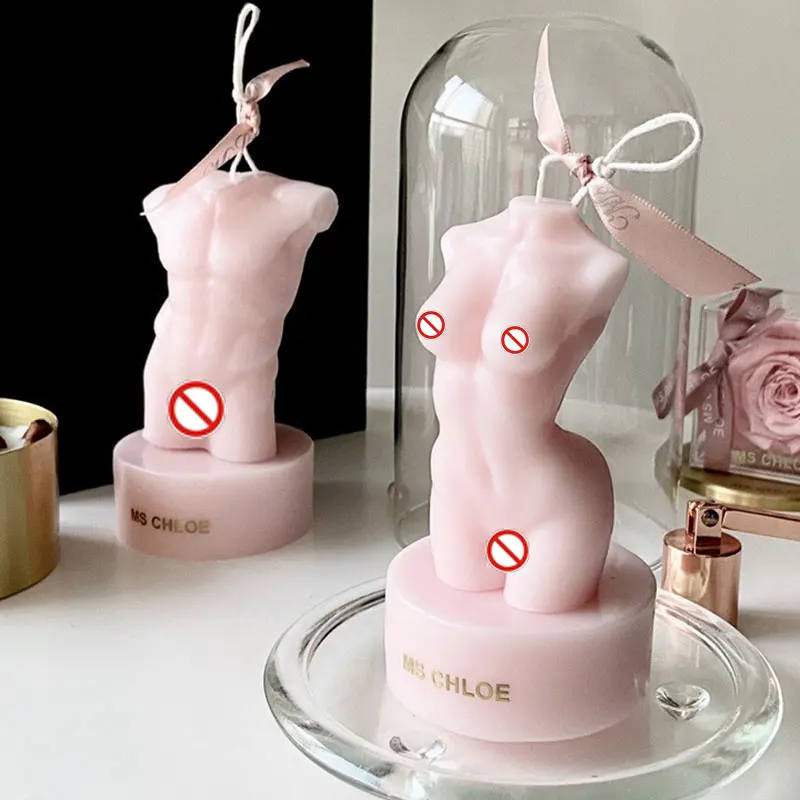 Формы для женского тела свечи формы Мужские Силиконовые прессформы воск аромат