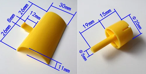 Wind Turbine Blades Mini Wind Turbine Blade Vertical Axis Micro-generator Blades Small Set New