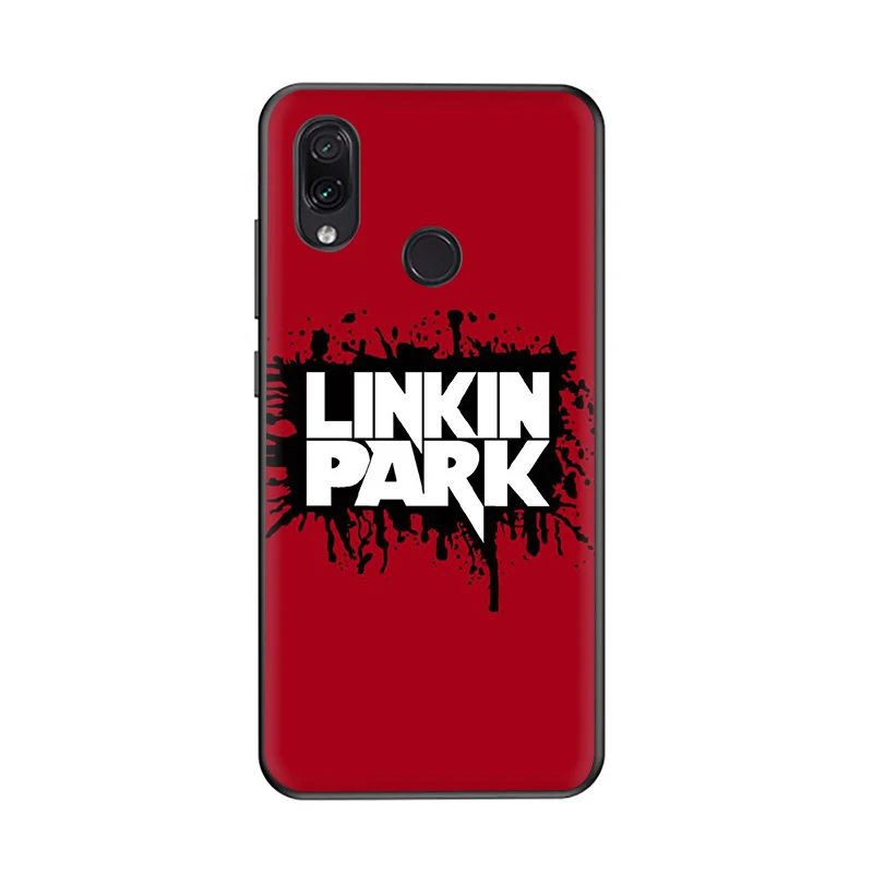 EWAU Linkin Park мягкий черный ТПУ силиконовый чехол для телефона чехол для Xiaomi Redmi Note 4 4X5 6 7 8 pro 5A Prime - Цвет: B6