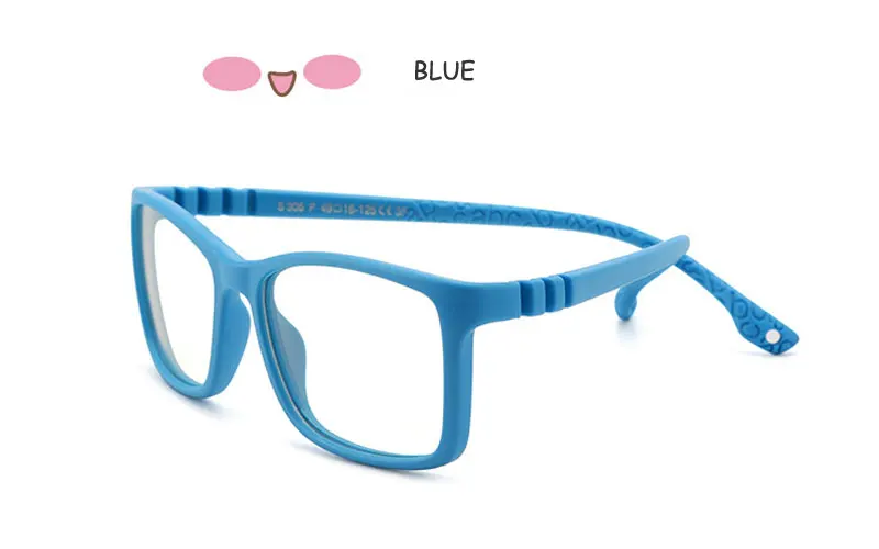 Vintage Blue Light Kids Glasses Children Optical Frame For Boy Girl Transparent Sun Glasse Anti Glare Computer Prescription UV - Цвет оправы: C3