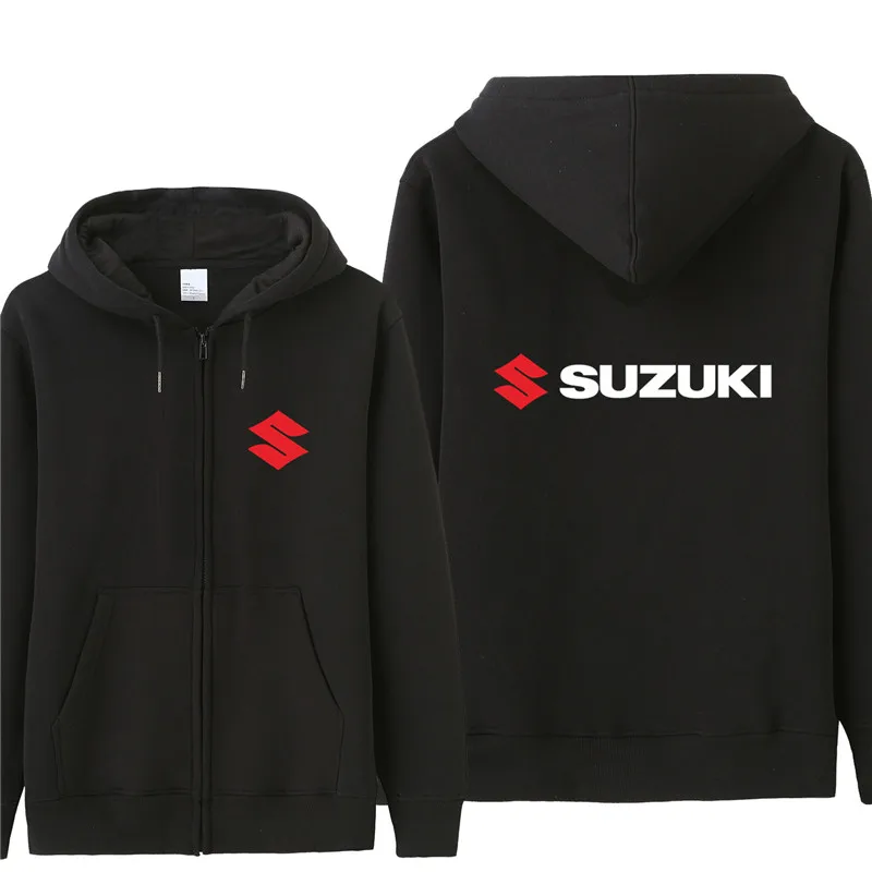 Autumn Motorcycle Suzuki Hoodies Men Fashion Coat Fleece Pullover Unisex Man Clothing