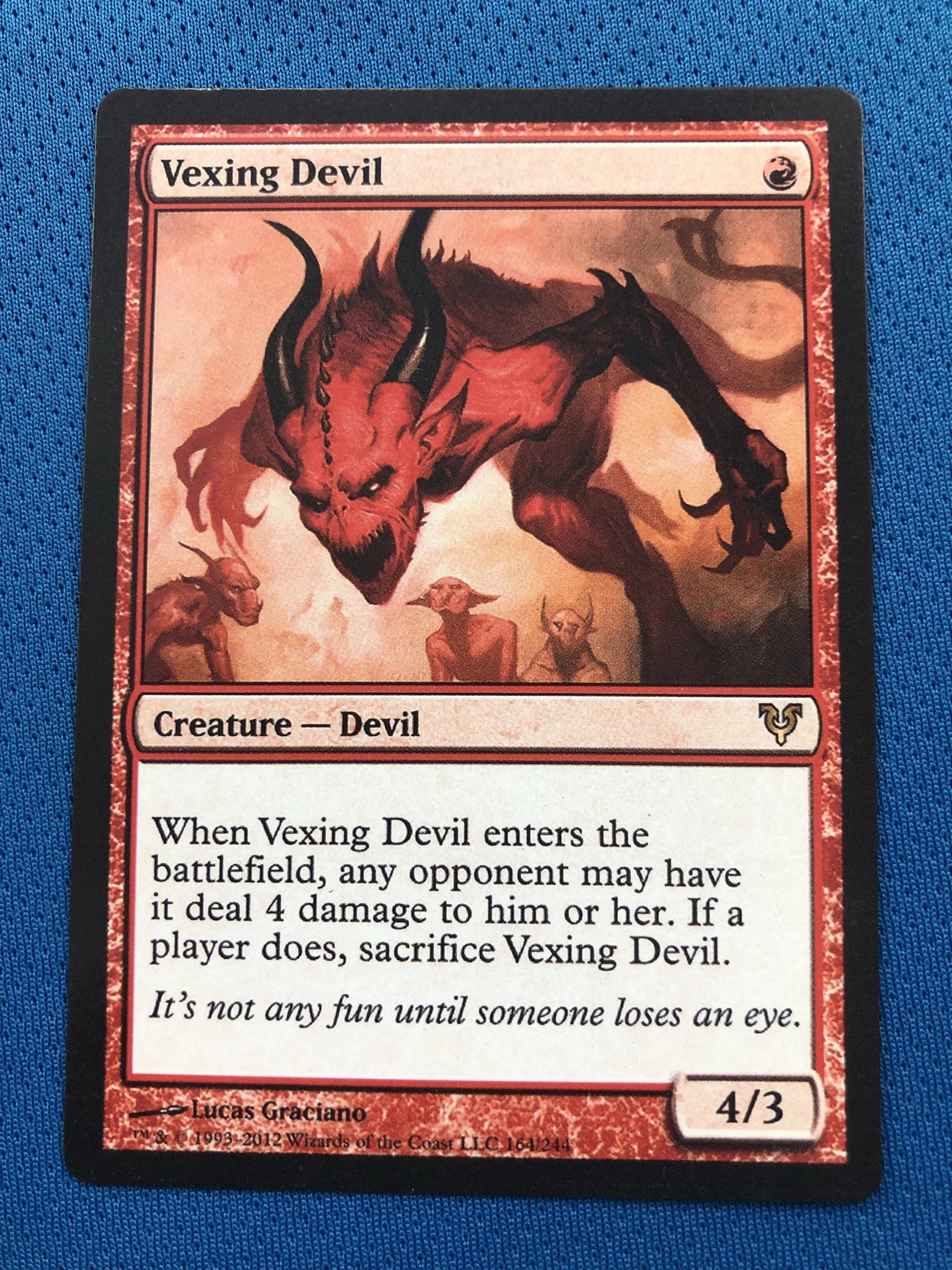 Vexing Devil AVR(Avacyn Restored) magician ProxyKing 8,0 VIP прокси-карты для сбора каждой карты mg