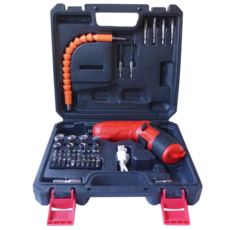 

Best Multi-Function Cordless Electric Screwdriver Power Drills Tool Bit Set Rotary Tool Power Tools with Charger/Case