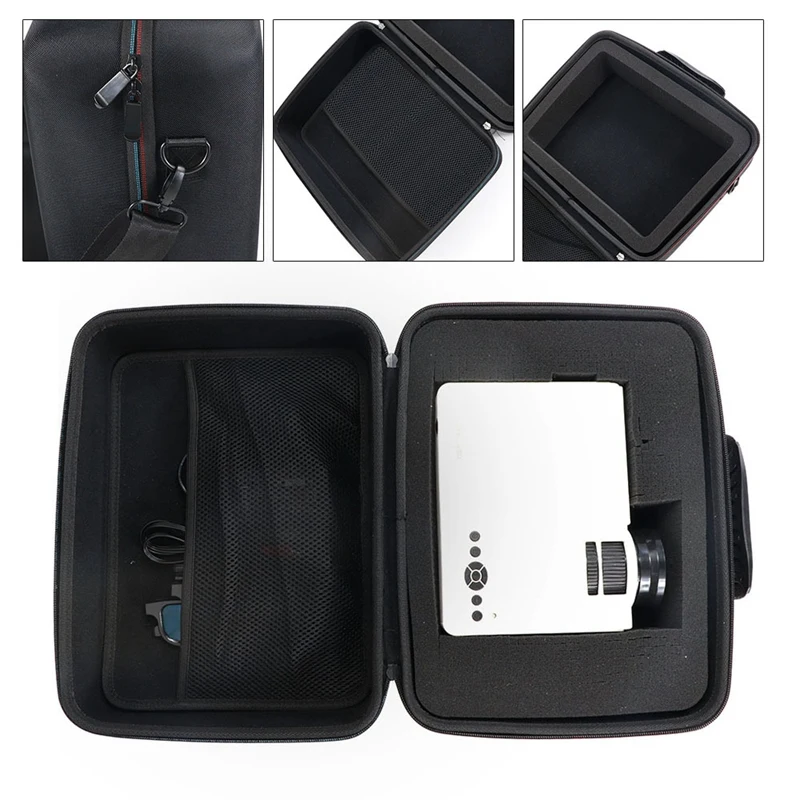 Diy Projector Hard Travel Storage Carrying Case Bag for Tenker/Zeacool/Vivimage/Kompowsky/Turewell