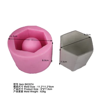 

Bk2074 Pot Potted Silicone Cake Decorative Chocolate Ins European-Style Simple Decorative Mold
