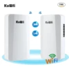 KuWFi 1PCS/2PCS Outdoor Router Wireless Bridge Wifi Repeater 2.4G AP 1KM Long Range Wifi Coverage 300Mbps Wireless Router ► Photo 1/6