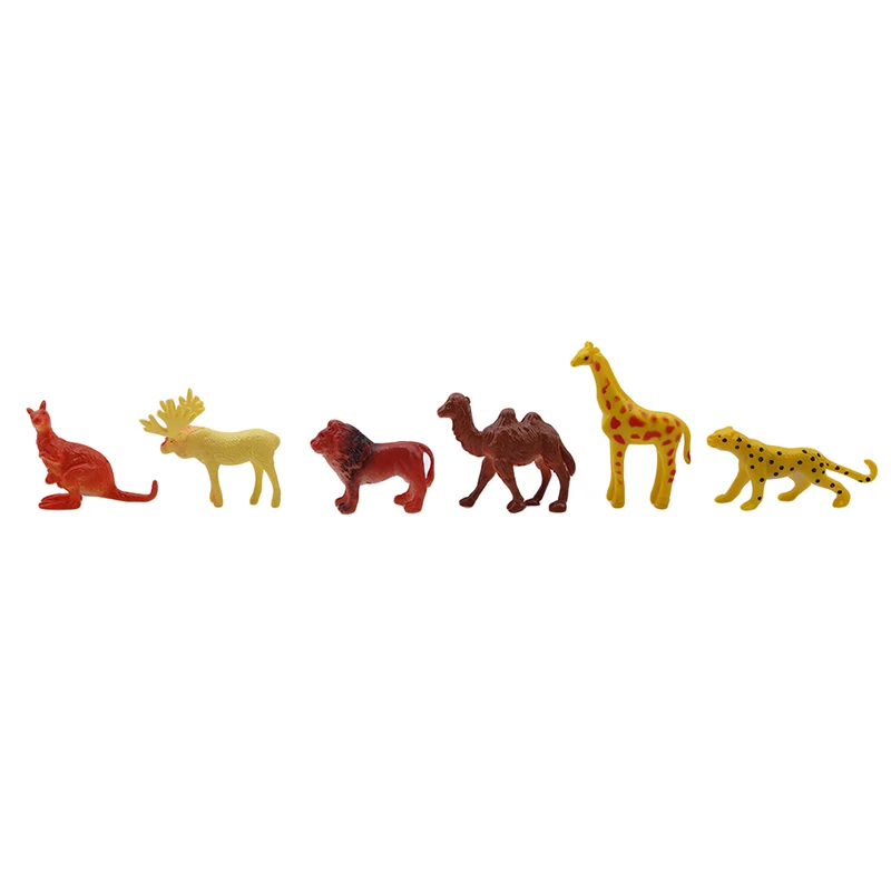 12 шт./компл. весело диких животных Динозавр ферма насекомых моделирование мелких животных модель детских игрушек для детей младшего