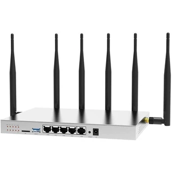 

Wireless Wifi Router with SIM Card Slot 4G LTE Modem Strong Wifi Stable Performance High Gain WiFi Signal Routers-EU Plug