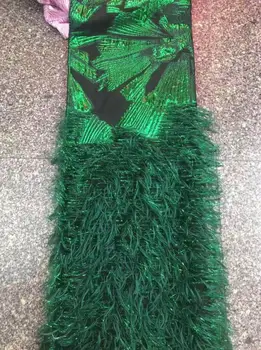 

fashionable tulle embroidery french net lace fabric Cyndi-11.8707 with beads for party dress