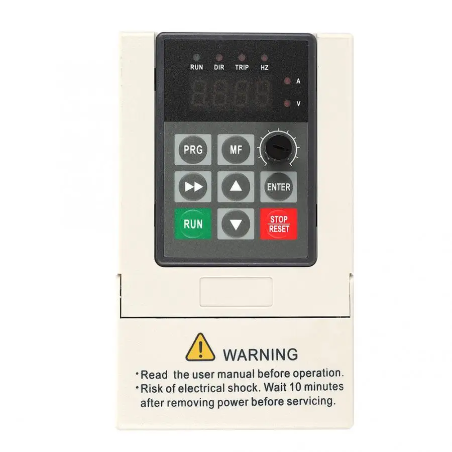 VFD 0.4KW преобразователь частоты 110V 0.4KW 5A 1P вход 3P выход инвертор частоты для двигателя